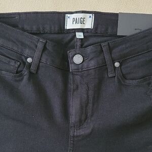 NEW-PAIGE Women's Black Skinny Jeans
